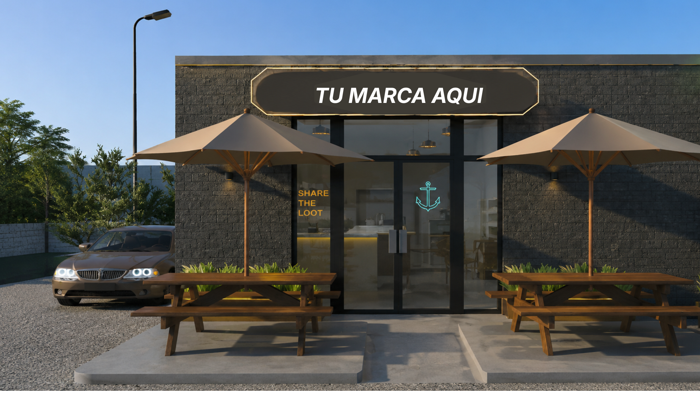 Render exterior de día alternativo