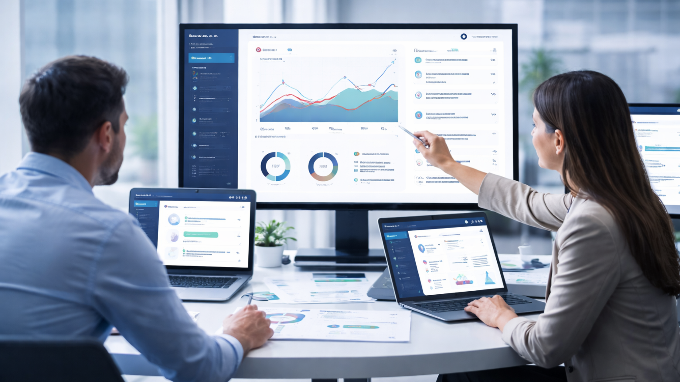 Control de operación empresarial a través de dashboards