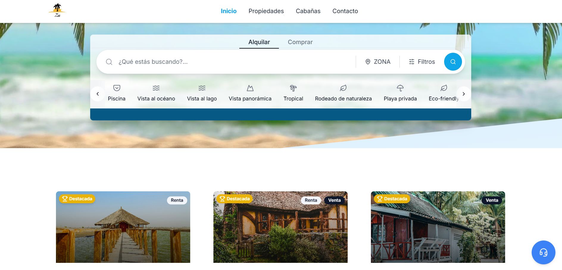 ZU Inmobiliaria – Turismo & Bienes Raíces
